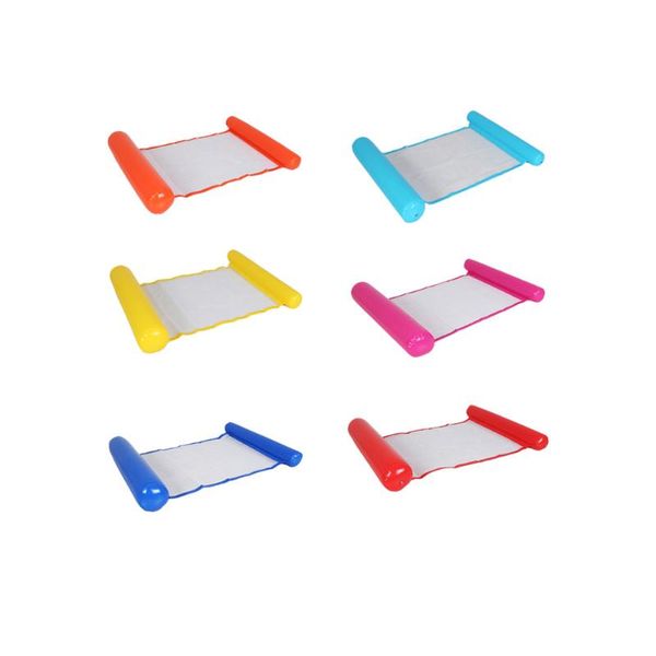 

water hammock in air mattress swimming pool beach lounger floating sleeping cushion foldable inflatable air mattress bed chair