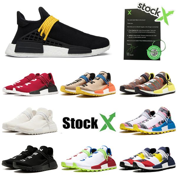 

2020 new quality human race nmd running shoes mens pharrell williams species pale nude solar pack stockx sport sneakers 36-47