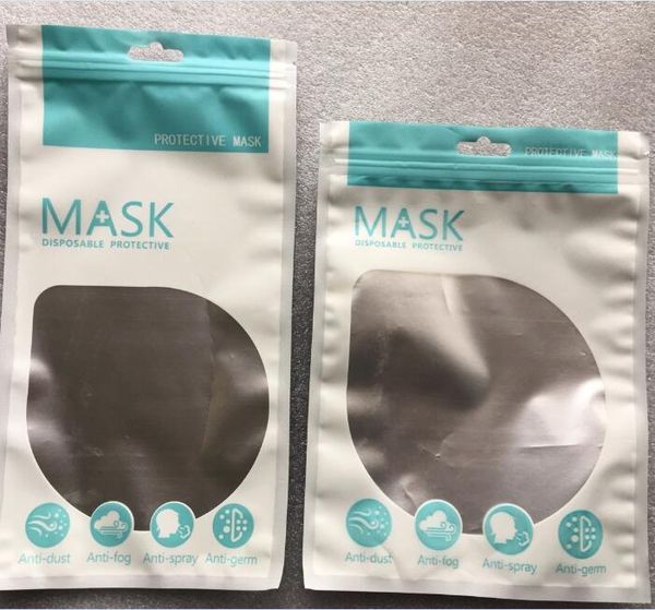 

Только пакет розничная упаковка коробки упаковки защитный мешок Opp мешки застежки-молнии замка застежка-молнии кладет в мешки для одноразовые маски N95 маски KN95 отверстием