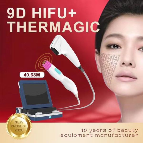 

2020 new arrival 9d hifu with thermage machine skin tightening, wrinkle remover, anti-aging double chine removal with 8 cartidges10000 s