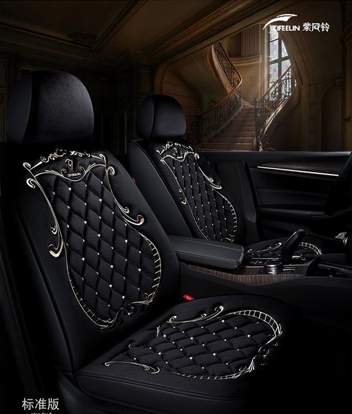 

Universal Fit Car Interior Accessories Seat Covers For Sedan PU Leather Adjuatable Five Seats Full Surround Design Seat Cover For SUV ZFL190