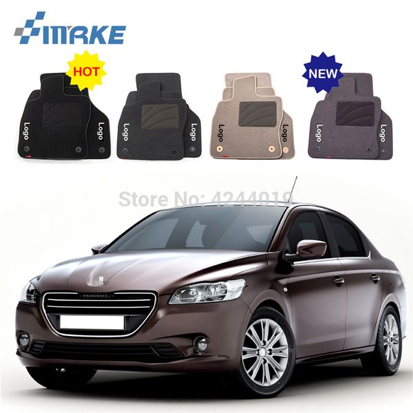 

for 301 car floor mats front rear carpet complete set liner all weather waterproof customized car styling