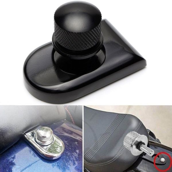 

2020 motorcycle seat bolt tab screw mount knob cover black silver
