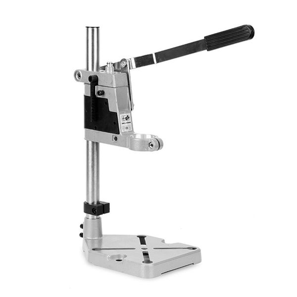 

aluminum alloy bench drill stand electric drill base frame holding holder bracket drilling guide for woodworking