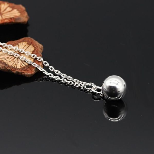 

luxury jewelry s925 sterling silver necklace crow beads pendant necklace for women vintage gift fashion
