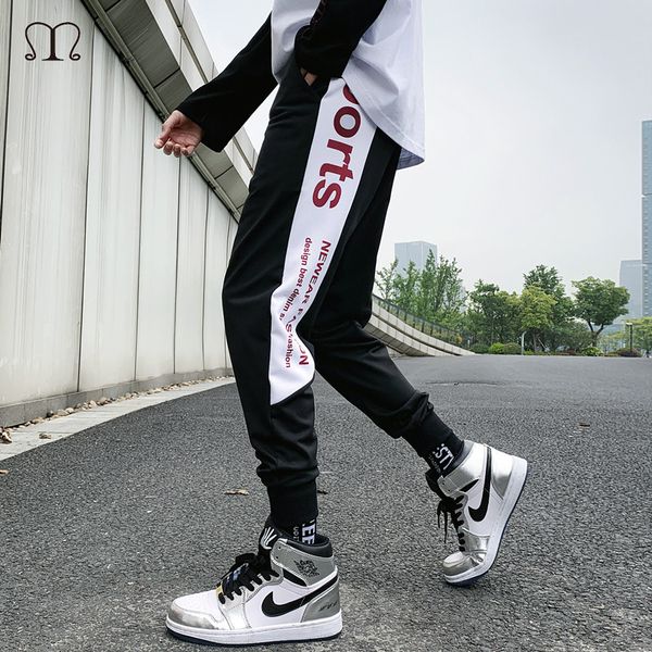

men's pants men black joggers spring 2021 mens printed cargo pant male brand hip hop harem trousers streetwear overalls sweatpants 5xl