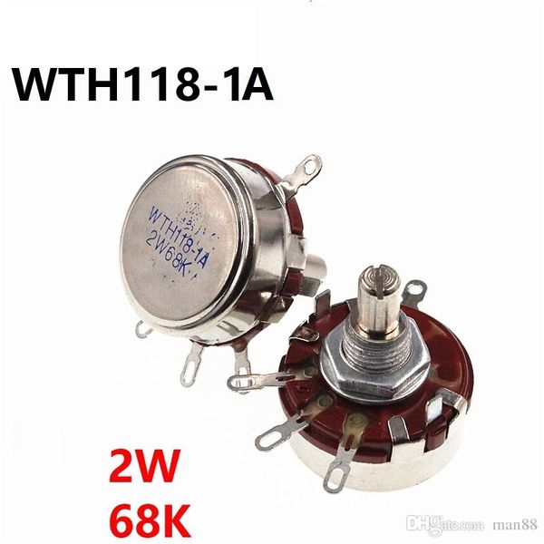 WTH118 2W 68K Single Turn Carbon Film Potenziometro