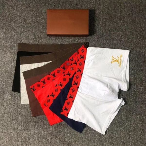 

020branddesigner mens boxer briefs letter printing mens boxers underwears for men underwear boxer beach pants boxers--xxl15, Black;white