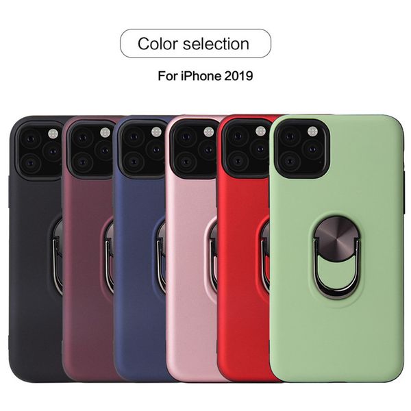 

TPU ПК кольцо держатель Kickstand Магнитный Случай телефона 2 в 1 крышка Защитнику сотов