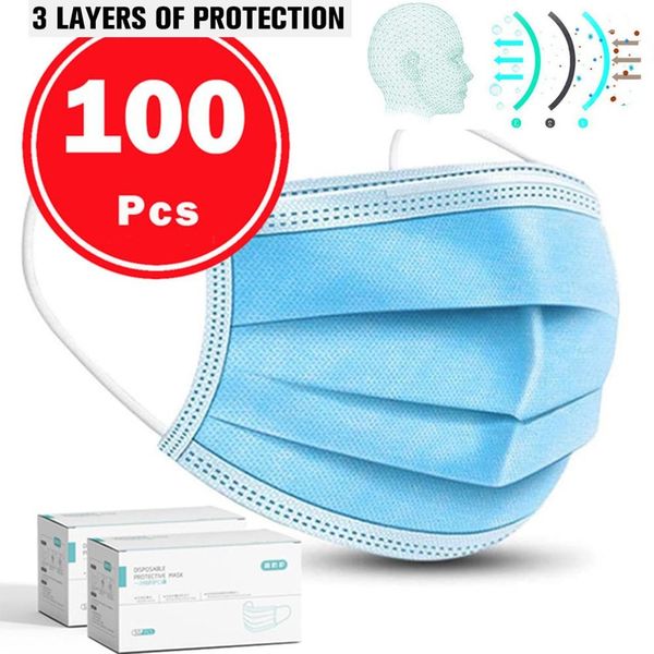 

fast shipping kn95 filter pm2.5 mouth cover mask disposable protective face mask dustproof protective mask in stock