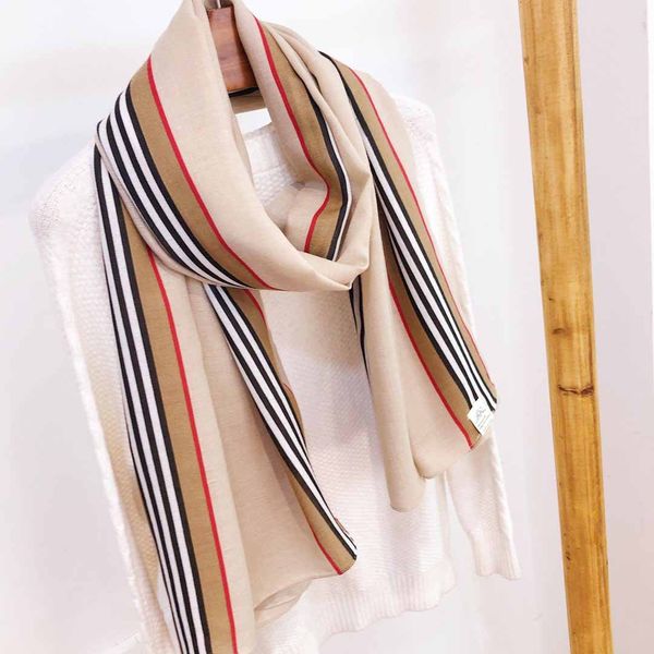 

fashionable autumn and winter brand wool scarf men scarf men's fashion stripe scarf knitted soft cashmere, Blue;gray
