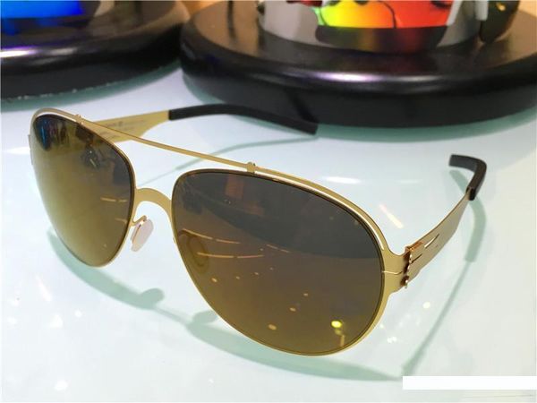 

sunglasses for men germany designer sunglasses for women ic ruckblick memory alloy sunglasses pilot frame glasses ultralight, White;black