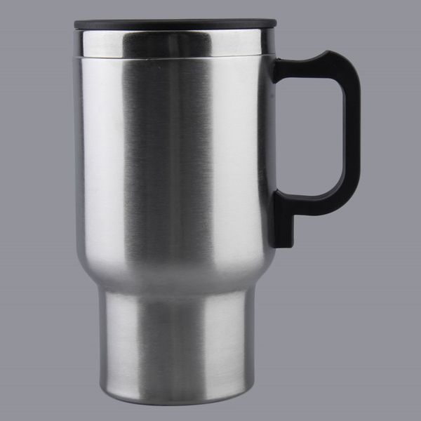 

stainless steel vehicle mounted cup heated travel mug 12v 500ml + cable