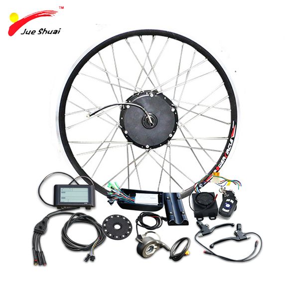 

jueshuai 36v 350w electric bike bicycle conversion kit for 20" 24" 26" 700c front wheel hub motor ebike kit bicicleta electri