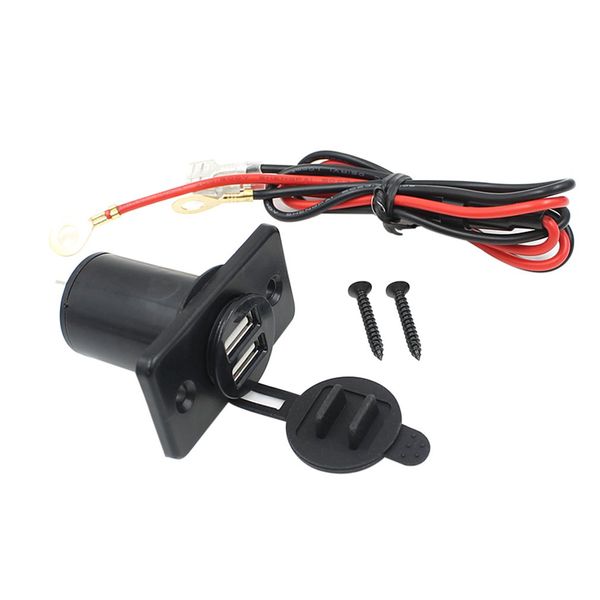 

2usb universal 12v waterproof motorbike motorcycle charger adapter power supply socket for phone gps mp4