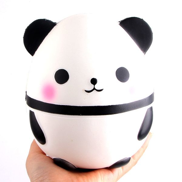 

Kawaii Squishy 12CM Jumbo Cute Panda Bear Медленно растущие мягкие сжимающие ремни Crean Ароматизированный хлеб Декор для торта Игрушка Kid Fun Gift