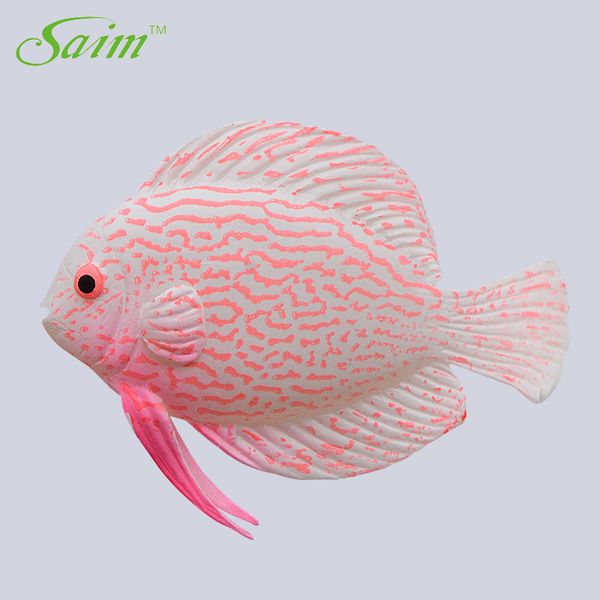 

saim plastic fake fish floating artificial fish small tropical simulation vivid landscape aquarium ornament decoration