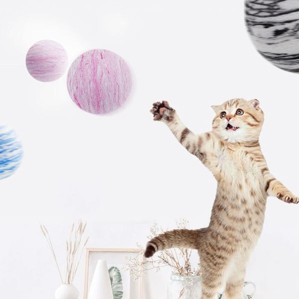 

1pcs interactive toy pet dog cat ball chew toy zero eva training ball pet supplies 3 colors cat toys other cat supplies