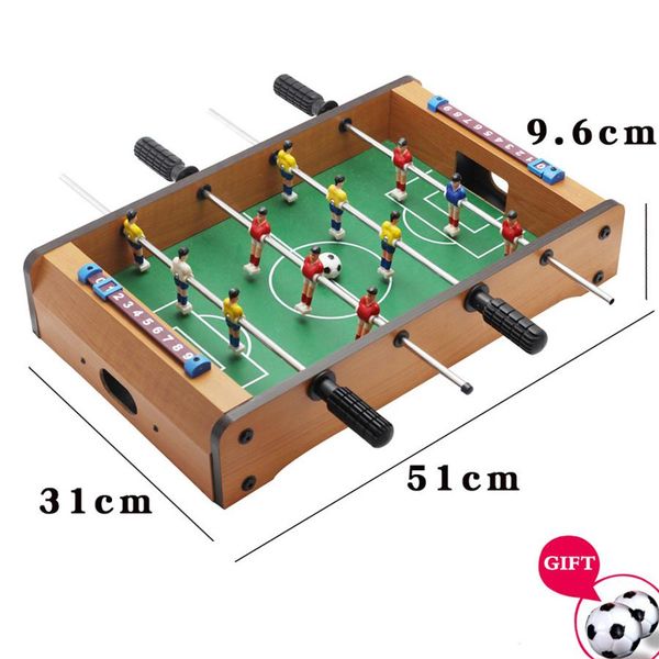 

wooden children tablefoosball table football machine double christmas gift toy boy entertainment bar games table 51cm#kkl