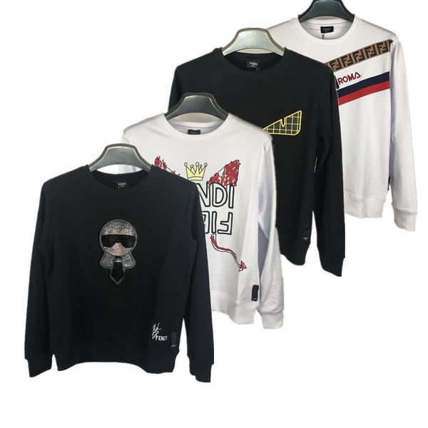 

bag men's designers sweatshirt fashion brand printing karlito hoodie sweater casual wild trend luxury hoodie cotton sweatshirt, Black;brown