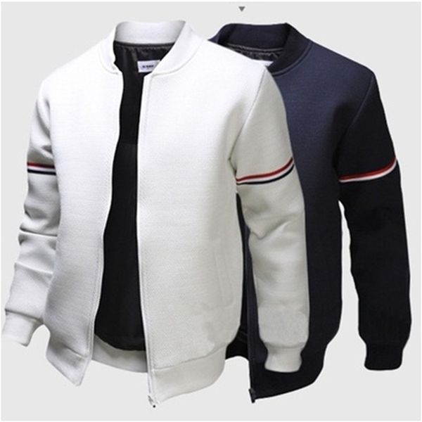 

zogaa men casual jackets 2019 new spring fashion men's simple cardigan coat slim fit plus size hip hop short jacket men coat, Black;brown