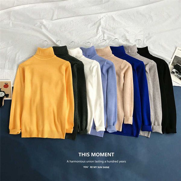 

men roll turtle neck jumper wool blend knitted thermal sweater pullover woolwork size s-2xl, White;black