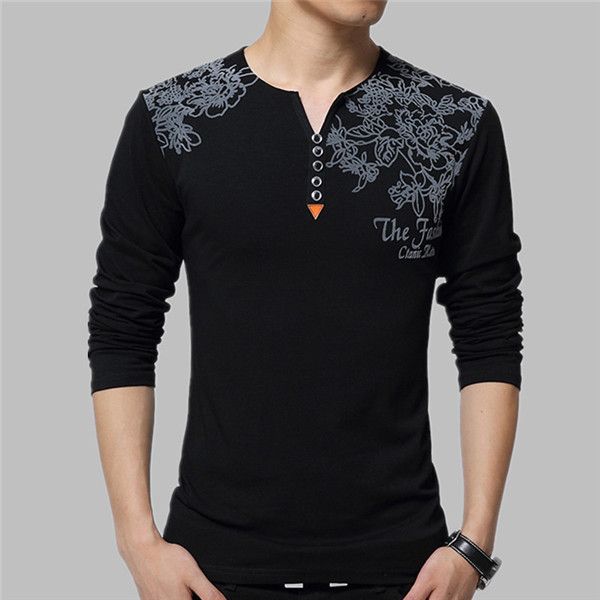 

cotton long sleeve t shirt men print sport shirt gym training t shirts spring auttumn men's tees plus size, White;black