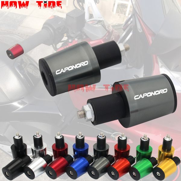 

motorcycle 7/8'' 22mm handlebar grips handle bar cap end plugs for aprilia caponord / etv1000 2002 2003 2004 2005 2006 2007