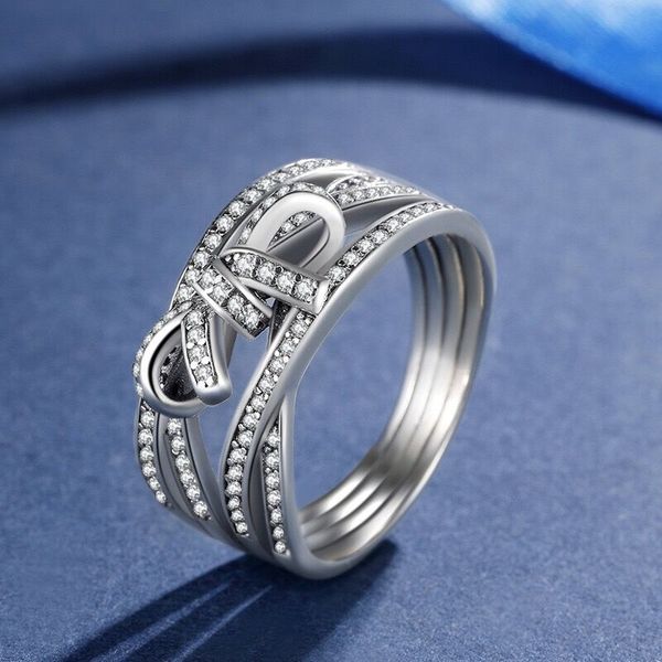 

authentic 925 sterling silver rings delicate sentiments band pan ring for women european original diy jewelry, Golden;silver