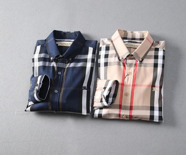 

19ss Горячие модные мужские топы Burbe рубашка белый Продажи новых рыхлых бизнес случ