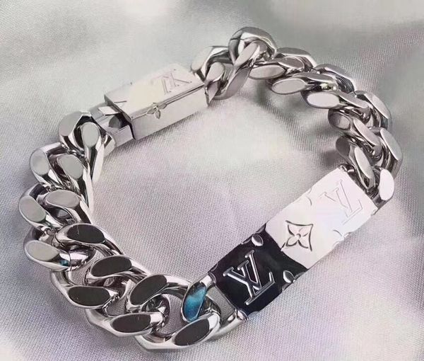 

щепка цвет мужчины ледяной из нержавеющей стали bling bling женщины браслеты мода майами кубинский цепь хип-хоп браслет рождественский подар, Golden;silver