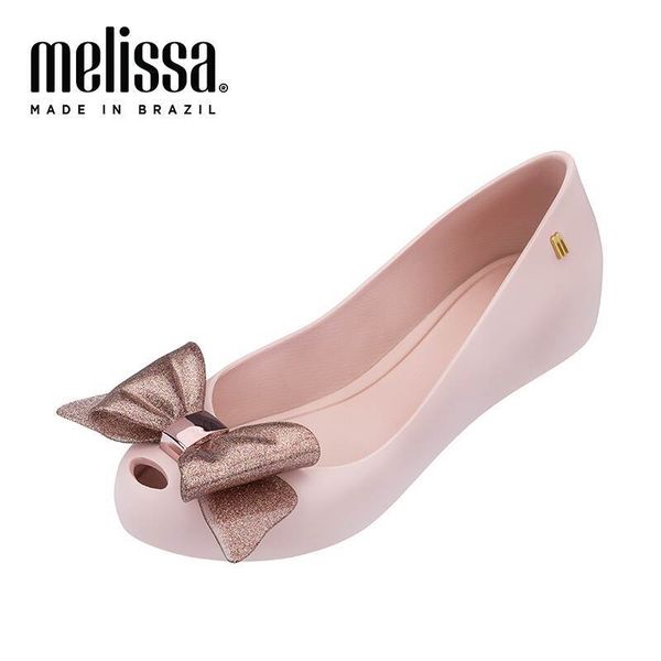 

melissa mel ultragirl sweet xiv 2020 new women flat sandals brand melissa shoes for women jelly sandals female jelly shoes y200323, Black