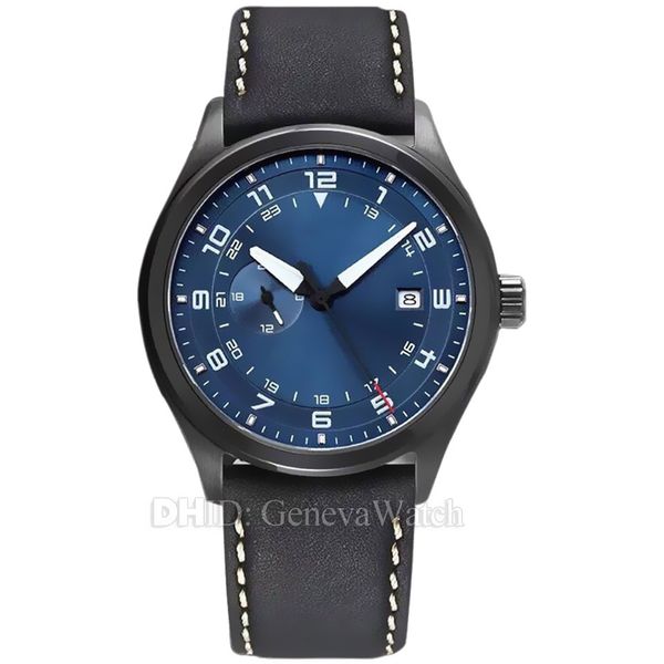 

спортивные мужские дизайнерские часы армия автоматические часы человек синий циферблат сапфир montre de luxe 42 мм стальной корпус кожаный р, Slivery;brown