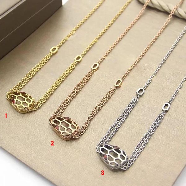 

classic snake head necklace female elegant three-color pseudo gold material necklace party wedding birthday gift wholesale, Silver