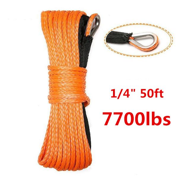 

7700lbs car emergency trailer belt vehicle winch cable synthetic suv recovery replacement towing rope outdoor accessories portab