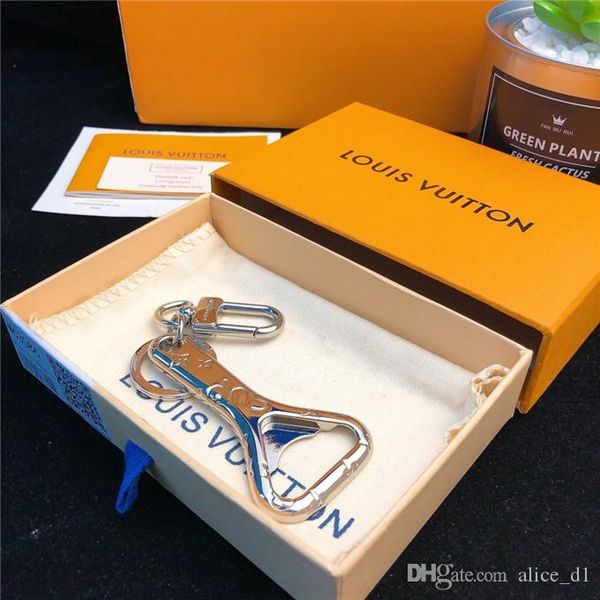 

2019new модельер брелок 1 цвет марка брелоков для женщин письмо брелоков аксессуар ювелирные изделия подарочные сувениры с коробкой бесплатн, Silver