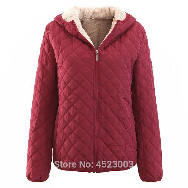 

women winter warm parkas hooded casual mujer outwear coat autumn fleece women clothes thick jacket femme overcoats, Black