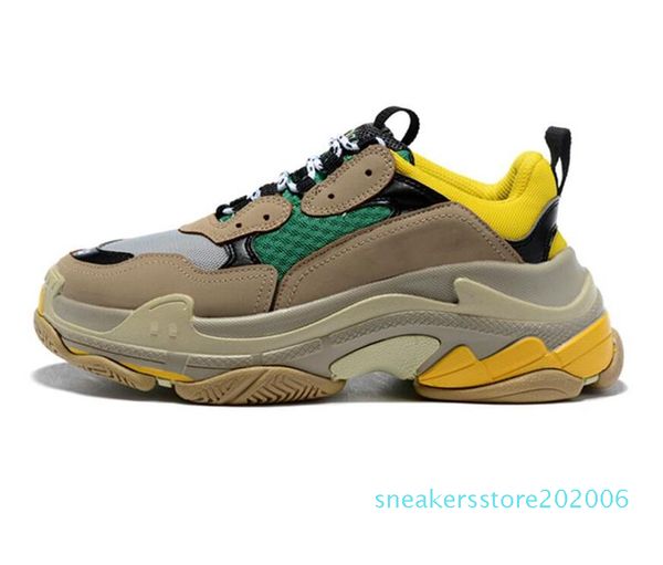 

2020 fashion paris 17fw triple-s designer shoes triple s casual dad shoes for men women beige black ceahp sneakers 36-45 s06