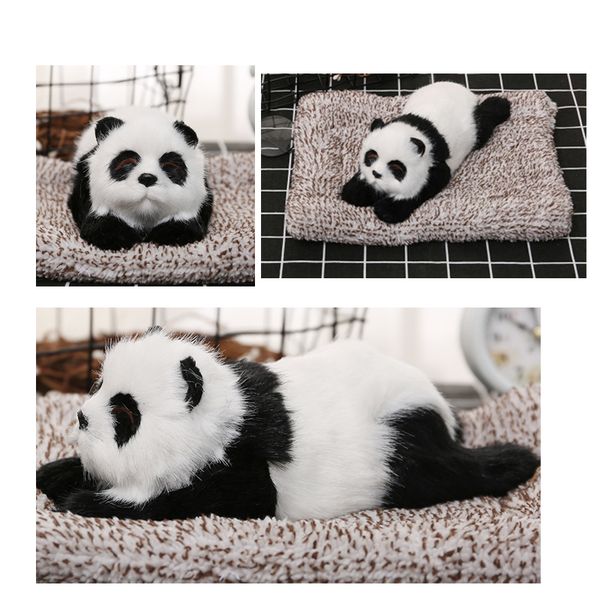 

youwinme lovely simulation dog cat panda car ornaments auto place adorn home decoration gifts carbon cute plush toy xmas decal