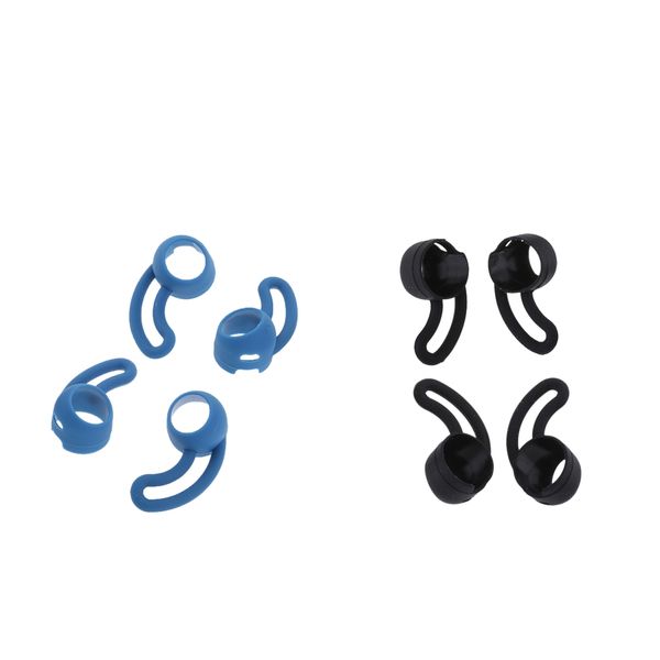 

8шт замена наушники силиконового чехол противоскользящего earbuds крюк кончики уши для beats beatsx беспроводной наушники-вкладыши (blackblu