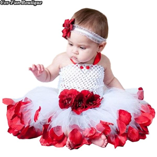 

sweet baby dress baby girl clothes heart pattern rose valentine's day mother's day costume for kids newborn clothing w198, Red;yellow