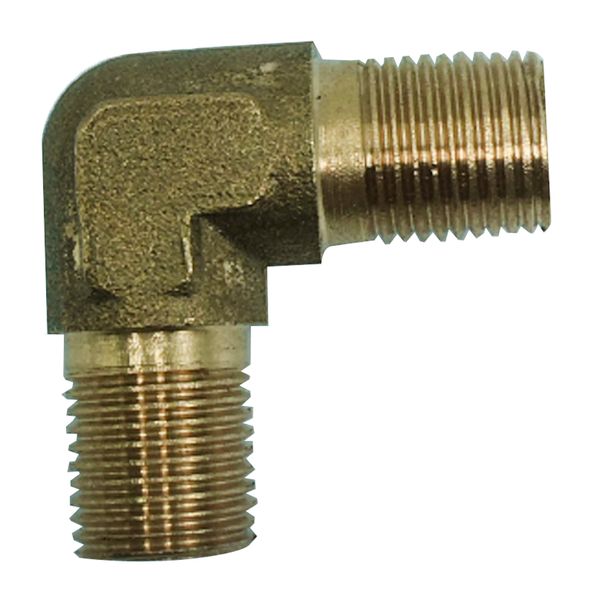 

90 degree elbow brass pipe fitting, npt male pipes