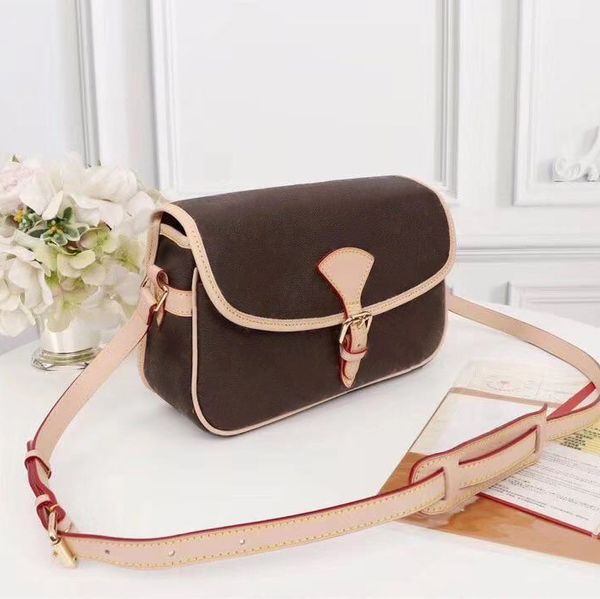 

designer handbags orignal leather lady messenger bag fashion satchel shoulder bags presbyopic package croisette damier purse t05