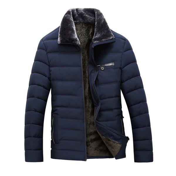 

casual mens fleece warm hoodies winter outwear thicken jacket men slim fit zipper hooded hoody man streetwear tracksuit male, Black