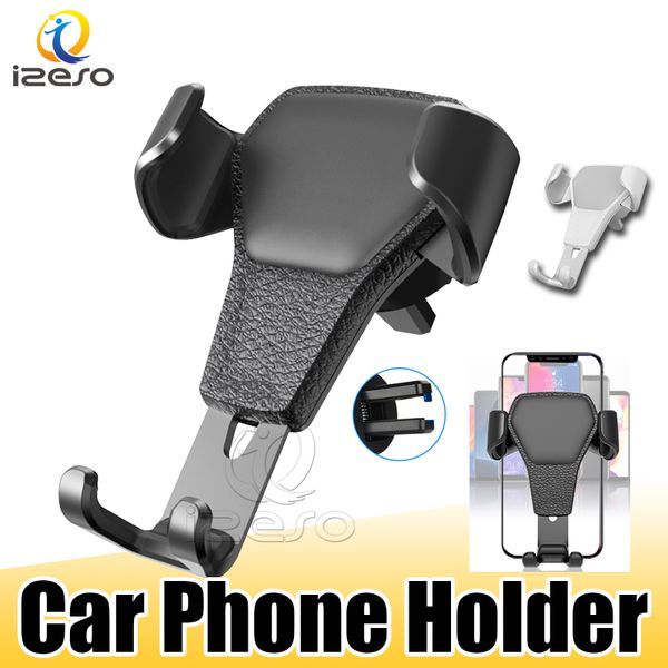 

phone car holder for phone in car air vent mount stand no magnetic universal cell phone grip holders accessories with retail packaging izeso