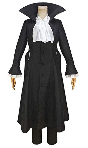 

бунгу бродячих собак рюносукэ акутагава костюм для косплея, Black