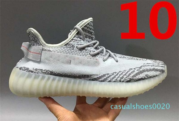 

2019 new shoes static butter kanye west men women v2 running shoes sports training sneakers eur 36-48 c20, Black