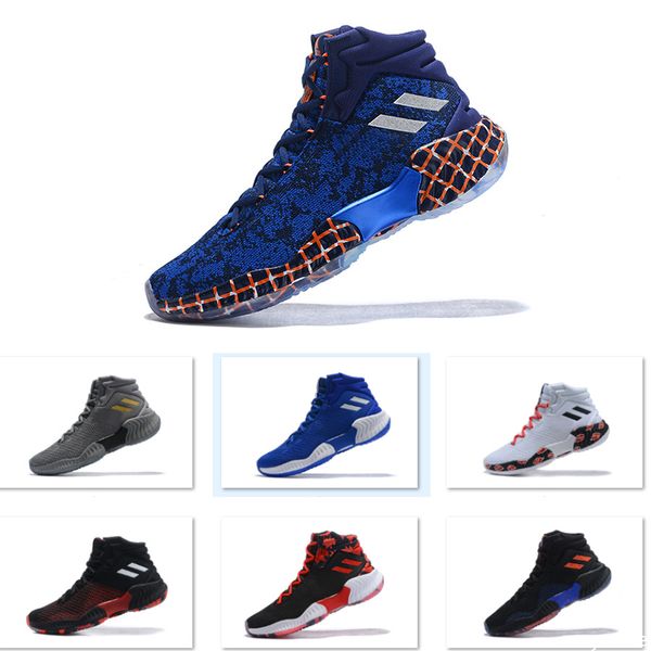 

2019 pro bounce high donovan mitchell basketball shoes men sports training original designer sneakers size 40-46