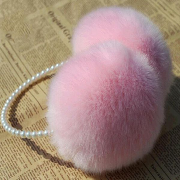 

fur earmuffs ear muffs ear warmers earmuffs earflap winter outdoor women warmer headband christmas gifts, Blue;gray