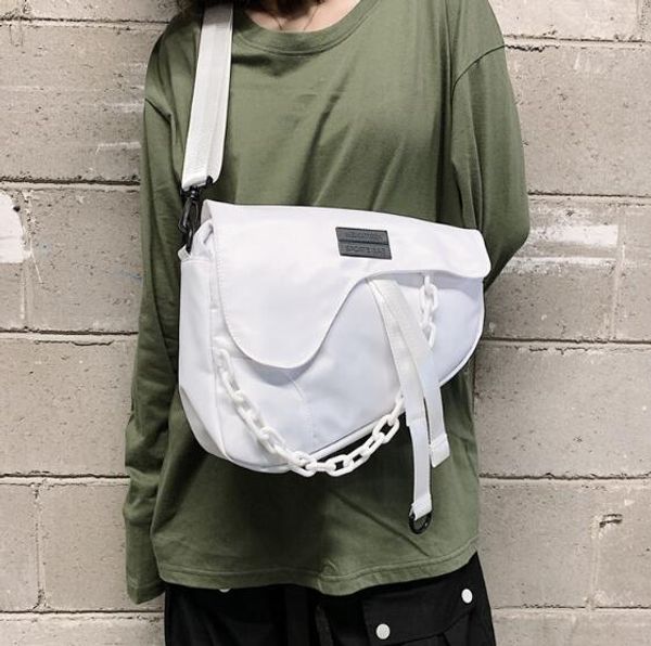 

nylon oversize waist bag man chest bag women shoulder bags large capacity saddle bag